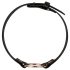 Rosy Gold - Collier (noir-or rose)