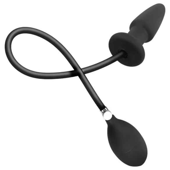 EasyToys - plug anal gonflable - silicone noir