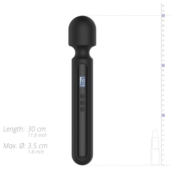 BLAQ - vibromasseur digital grande taille - noir