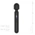 BLAQ - grand vibromasseur digital, noir