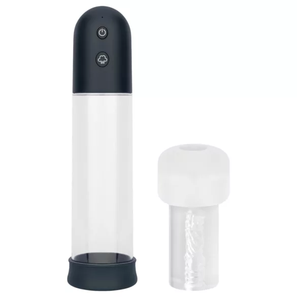 Boners - masturbateur pompe pénienne automatique (transparent-noir)