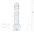 EasyToys - godemichet avec testicules - 13,5 cm (transparent)