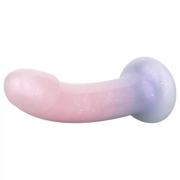 EasyToys Mermaid - gode ceinture pailleté - 15cm - rose