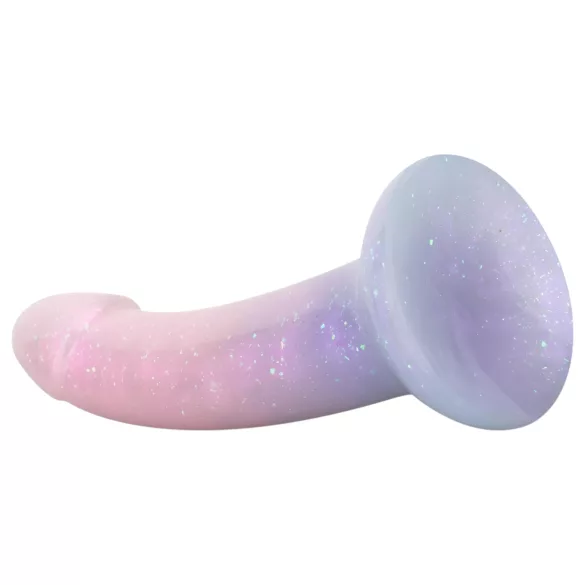 EasyToys Mermaid - gode ceinture pailleté - 15cm - rose