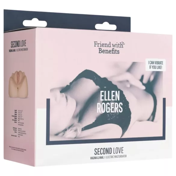 FWB - masturbateur vagin et anus vibrant - silicone chair