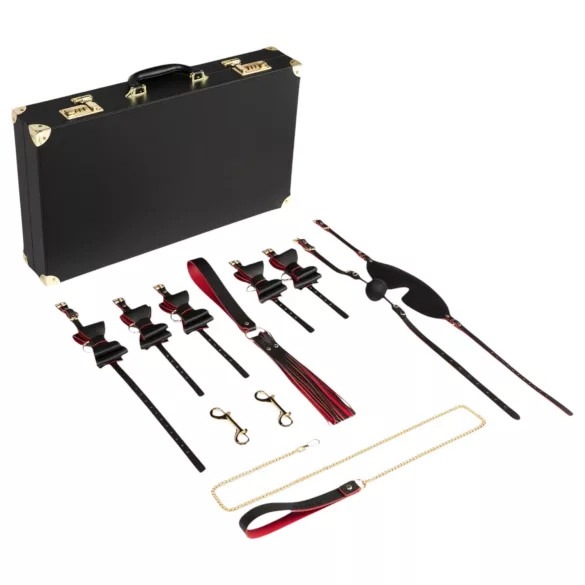 Bedroom Fantasies - Coffret BDSM 13 pièces - accessoires bondage noir