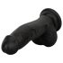 Easytoys - godemichet réaliste avec testicules - 12 cm (noir)