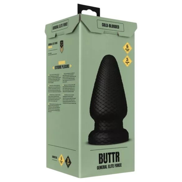 BUTTR - plug anal large - silicone noir