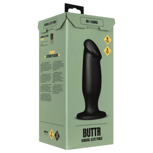 BUTTR AH-1 - gode ceinture anal ventouse - noir