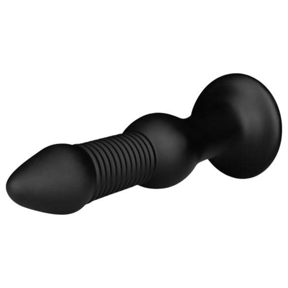 BUTTR - plug anal - forme bombée - silicone noir