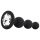 EasyToys - plug anal perles (noir)