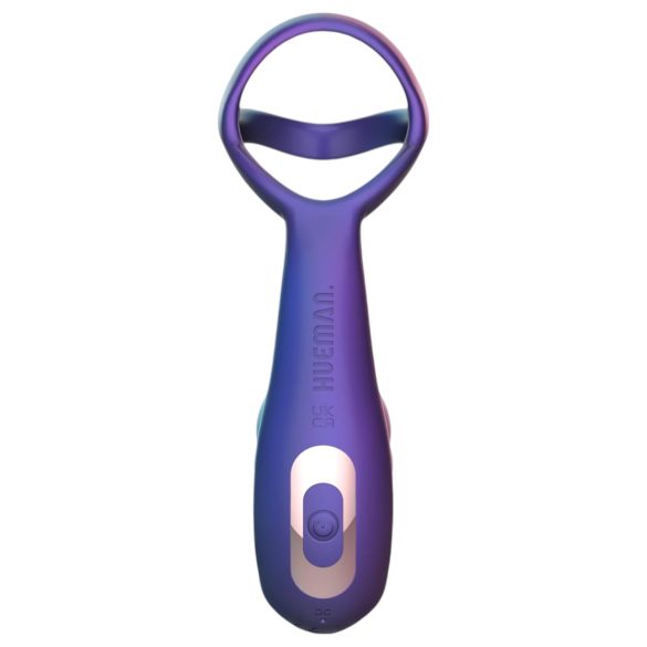 Hueman - Plug anal vibrant et cockring - silicone violet