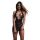 Christine - Robe en résille avec strass - (noir) - XS à XL