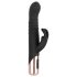 Rosy Gold - Vibromasseur noir vibrant avec bras clitoridien