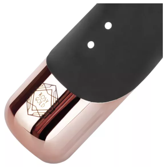 Rosy Gold - vibromasseur à va-et-vient avec bras clitoridien - noir