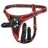 Easytoys - Slip avec triple gode (noir)
