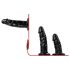 Easytoys - Slip avec triple gode (noir)