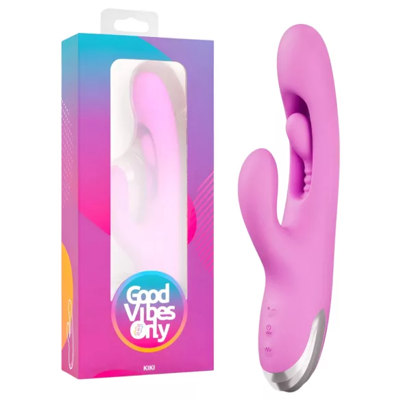 Good Vibes Only - vibromasseur à levier pour clitoris avec doigt mobile (violet)