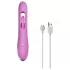 Good Vibes Only - vibromasseur à levier pour clitoris avec doigt mobile (violet)