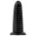 BUTTR Double Ribbed - plug anal géant à grosses côtes (noir) - 26 cm