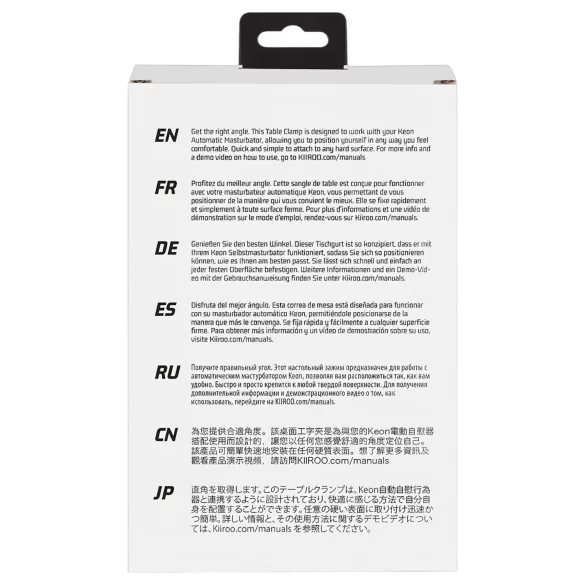 Kiiroo Keon - support pour masturbateur - noir