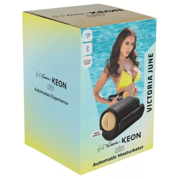 Kiiroo Keon Wifi + Victoria June - masturbateur vagin réaliste - couleur chair