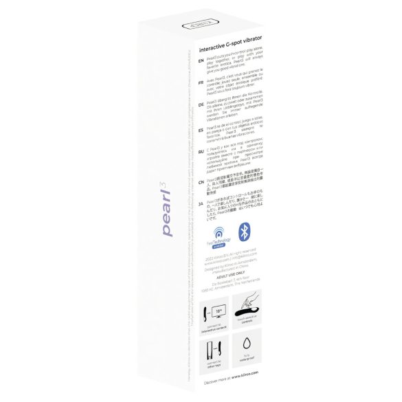 Kiiroo Pearl 3 - vibromasseur point G interactif - silicone violet