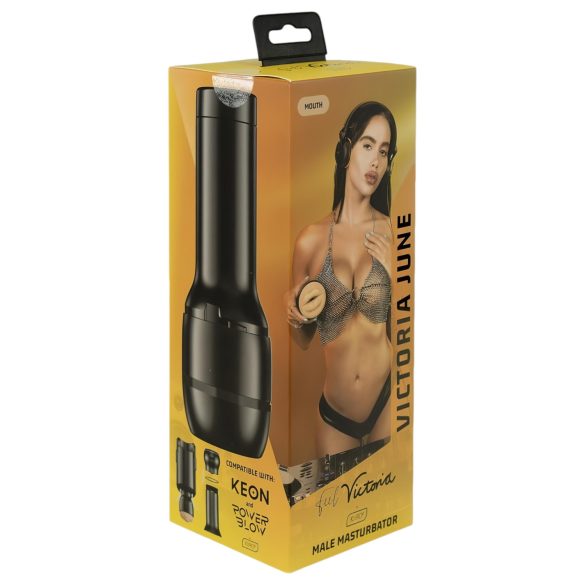 Kiiroo Victoria June - bouche réaliste - PowerBlow compatible (naturel)