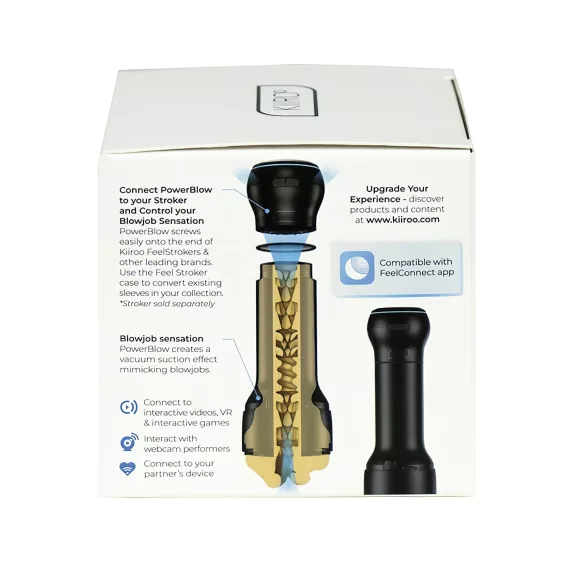 Kiiroo PowerBlow - masturbateur homme succion connecté - noir