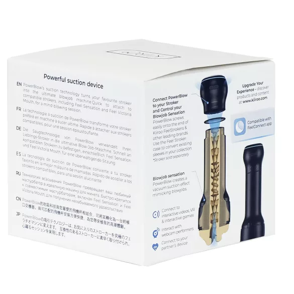 Kiiroo PowerBlow - masturbateur homme succion connecté - noir