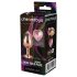 Amour Étincelant - Plug Aluminium avec Pierre en Cœur - M (Or Rose)