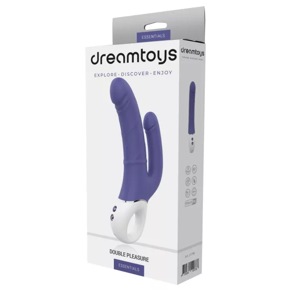 Dreamtoys Essentials - double vibromasseur (violet)