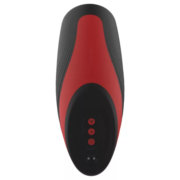Dreamtoys Essentials - masturbateur aspirant vibrant (noir)