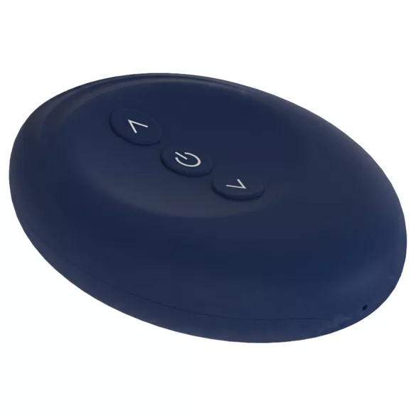 Goddess - œuf vibrant portable avec télécommande (bleu foncé)