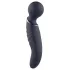 Glam - vibromasseur baguette à double extrémité (gris foncé)