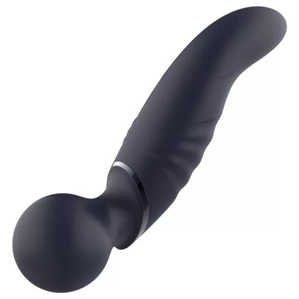 Glam - vibromasseur baguette à double extrémité (gris foncé)