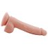 Mr. Dixx 7.6 - gode ventouse avec testicules - naturel (19,5cm)