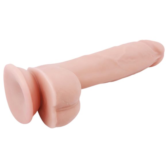 Mr. Dixx - gode avec ventouse et testicules - réaliste beige 19,5 cm