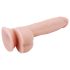 Mr. Dixx 7.6 - gode ventouse avec testicules - naturel (19,5cm)