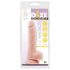 Mr. Dixx 7.6 - gode ventouse avec testicules - naturel (19,5cm)