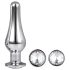 Gleaming Love - set trio plug anal argenté