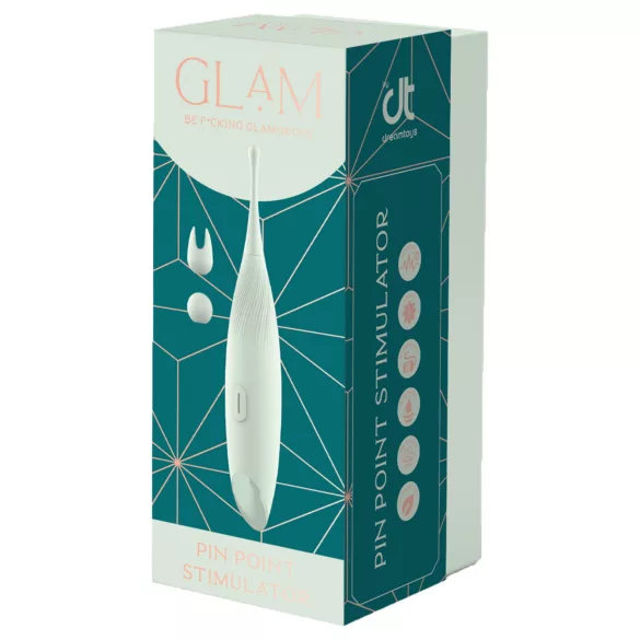 Glam - mini vibromasseur clitoridien ponctuel (vert)
