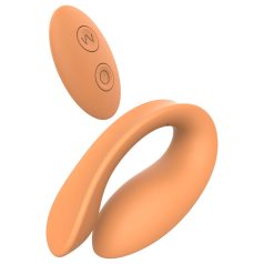Glam - vibromasseur couple sans fil, rechargeable (orange)