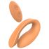 Glam - vibromasseur couple sans fil, rechargeable (orange)