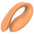 Glam - vibromasseur couple sans fil, rechargeable (orange)