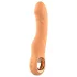 Glam - vibromasseur flexible nervuré (couleur pêche)