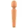 Glam - vibromasseur rechargeable - massage puissant - silicone orange