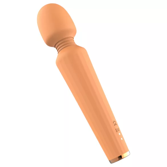 Glam - vibromasseur rechargeable - massage puissant - silicone orange