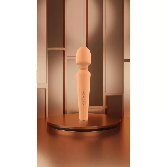 Glam - vibromasseur rechargeable - massage puissant - silicone orange