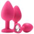Kit de formation anale Flirts - ensemble de plugs (3 pièces) - rose